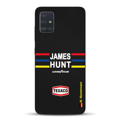 James Hunt Helm Livery - Individuelle Handyhülle für Samsung
