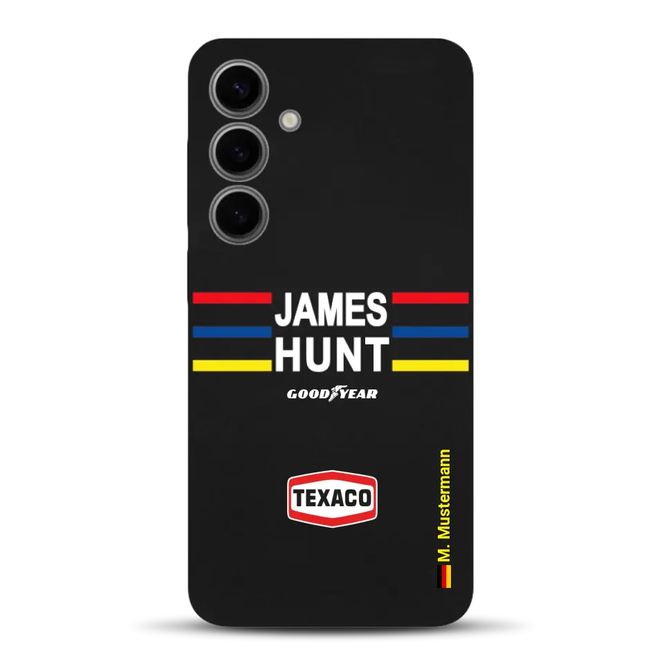 James Hunt Helm Livery - Personnalisé coque pour Samsung