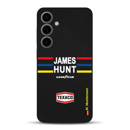 James Hunt Helm Livery - Individuelle Handyhülle für Samsung