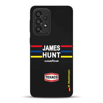 James Hunt Helm Livery - Individuelle Handyhülle für Samsung