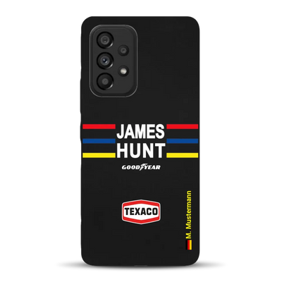 James Hunt Helm Livery - Custodia per cellulare personalizzata per Samsung