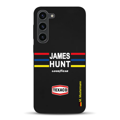 James Hunt Helm Livery - Individuelle Handyhülle für Samsung