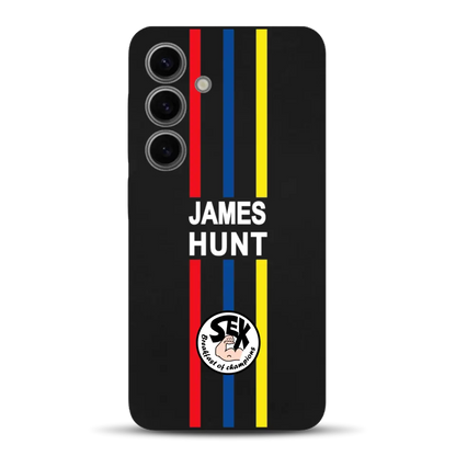 James Hunt Helm Livery - Personnalisé coque pour Samsung
