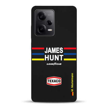 James Hunt Helm Livery - Individuelle Handyhülle für Xiaomi