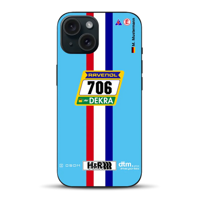 Glickenhaus SCG004c Nürburgring 2024 Livery - Custodia per cellulare personalizzata per iPhone