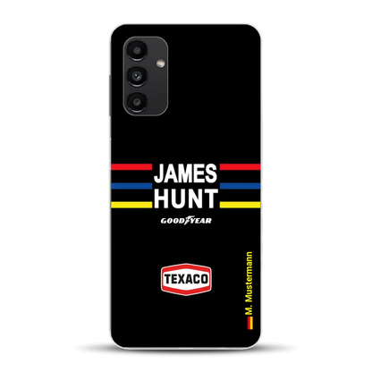 James Hunt Helm Livery - Individuelle Handyhülle für Samsung