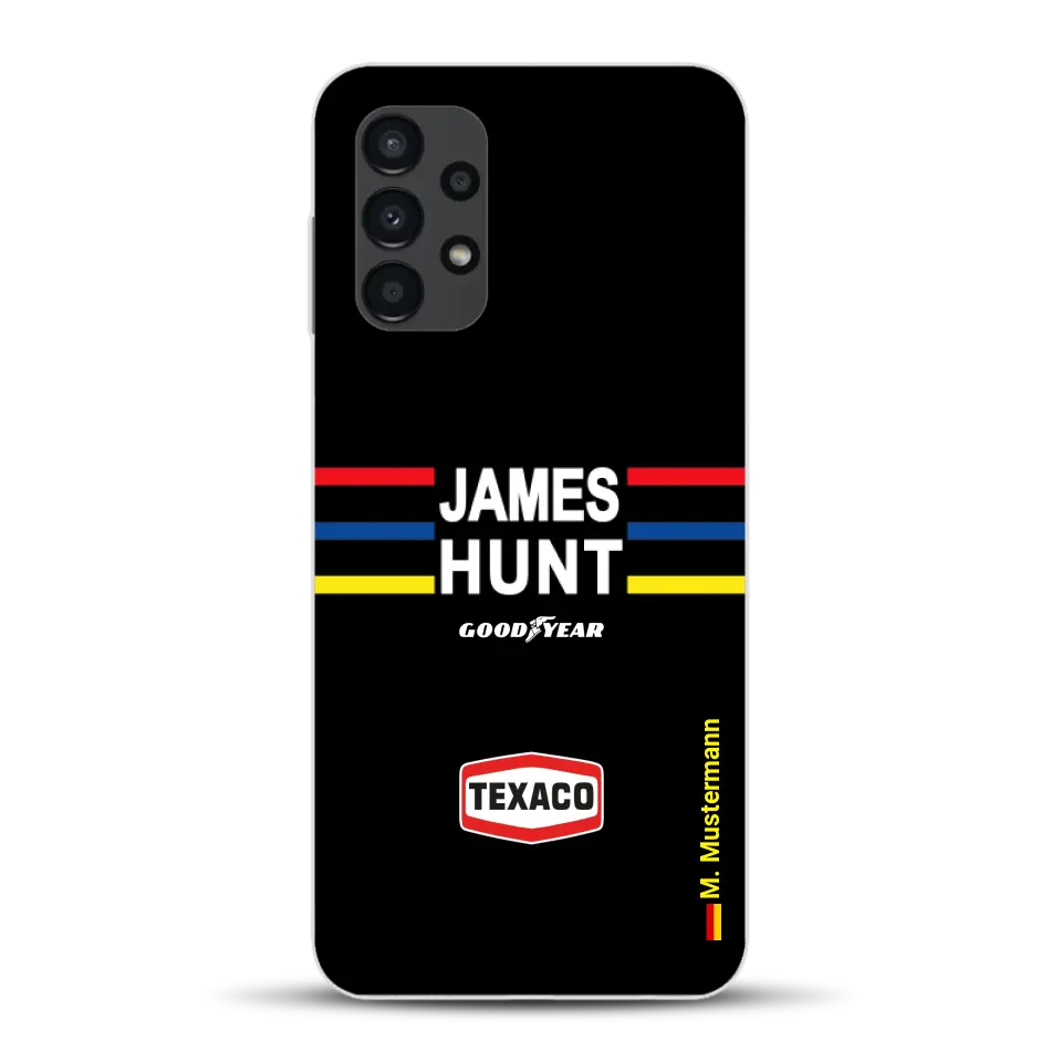 James Hunt Helm Livery - Individuelle Handyhülle für Samsung