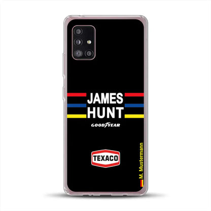 James Hunt Helm Livery - Individuelle Handyhülle für Samsung