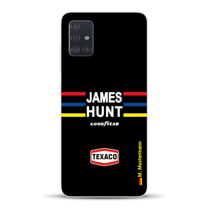 James Hunt Helm Livery - Individuelle Handyhülle für Samsung