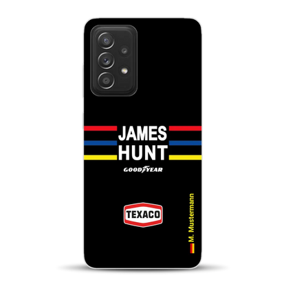 James Hunt Helm Livery - Individuelle Handyhülle für Samsung