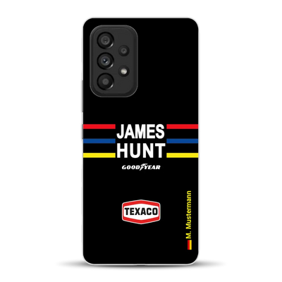 James Hunt Helm Livery - Individuelle Handyhülle für Samsung