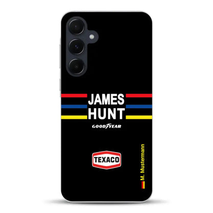 James Hunt Helm Livery - Individuelle Handyhülle für Samsung
