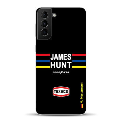 James Hunt Helm Livery - Personnalisé coque pour Samsung