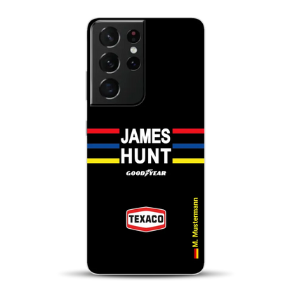 James Hunt Helm Livery - Individuelle Handyhülle für Samsung