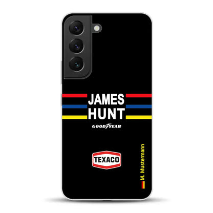 James Hunt Helm Livery - Individuelle Handyhülle für Samsung