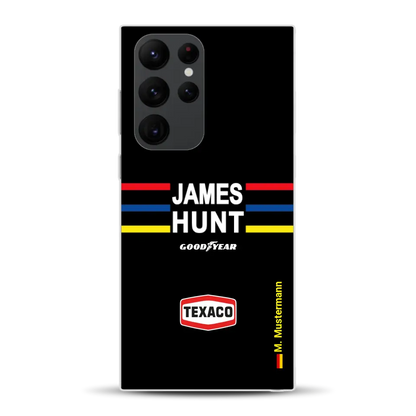 James Hunt Helm Livery - Individuelle Handyhülle für Samsung