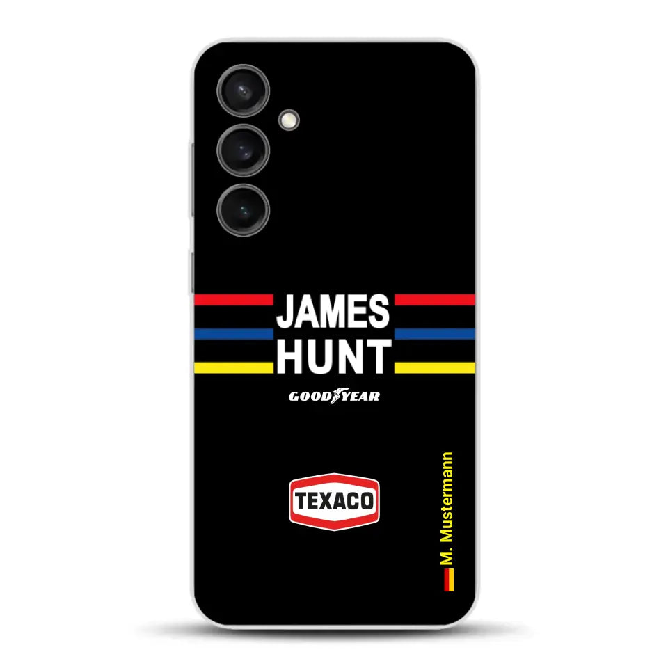 James Hunt Helm Livery - Individuelle Handyhülle für Samsung