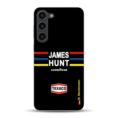 James Hunt Helm Livery - Individuelle Handyhülle für Samsung