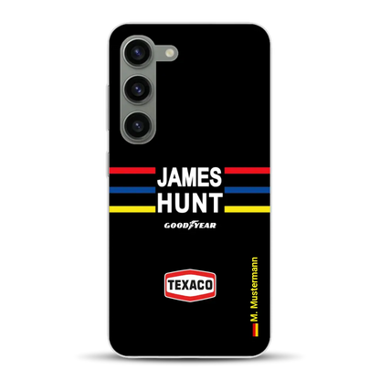 James Hunt Helm Livery - Individuelle Handyhülle für Samsung