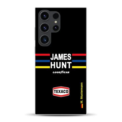James Hunt Helm Livery - Personnalisé coque pour Samsung