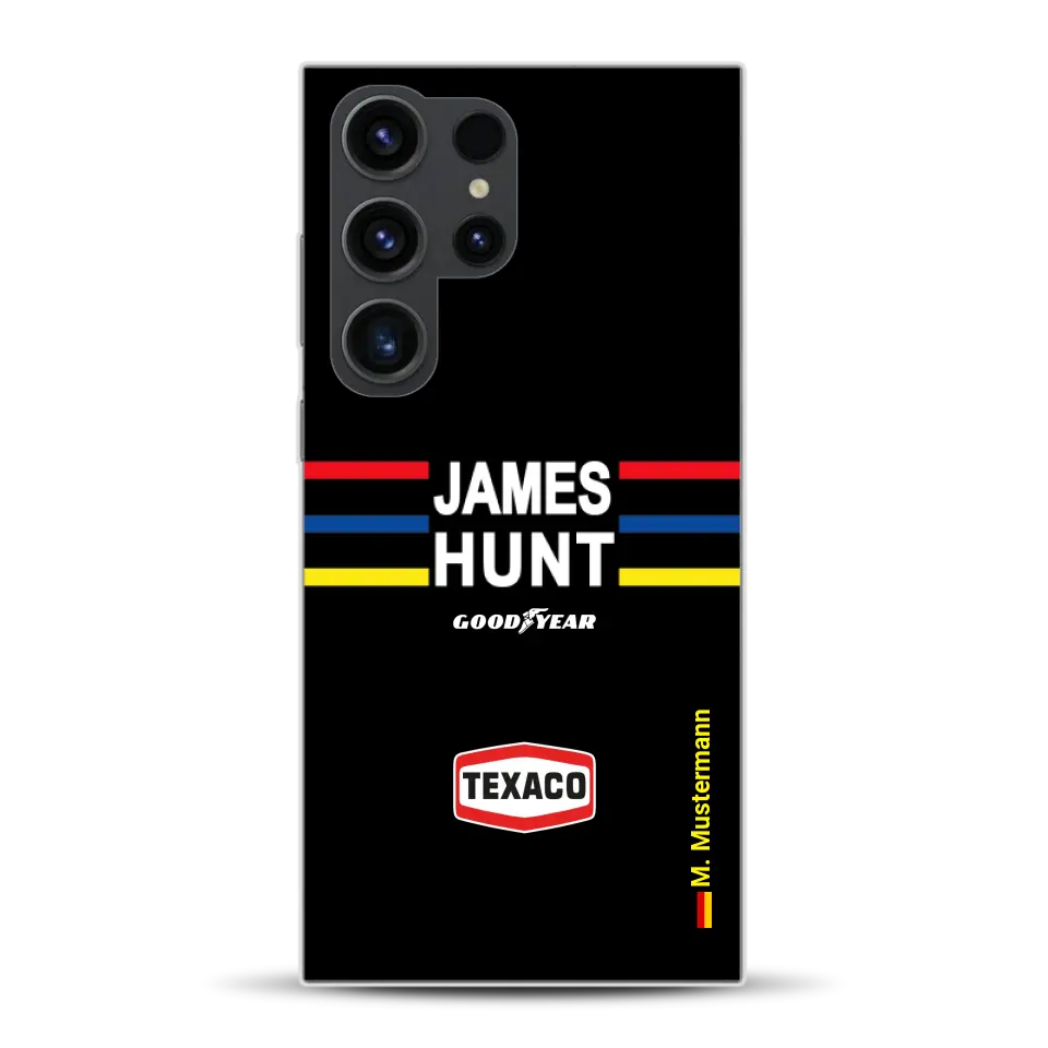 James Hunt Helm Livery - Personnalisé coque pour Samsung