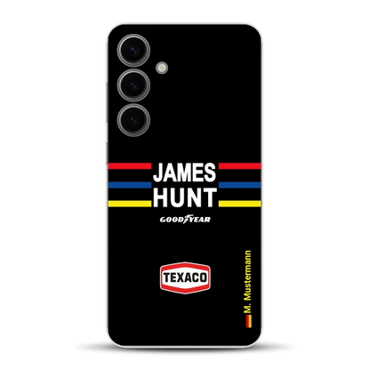 James Hunt Helm Livery - Personnalisé coque pour Samsung