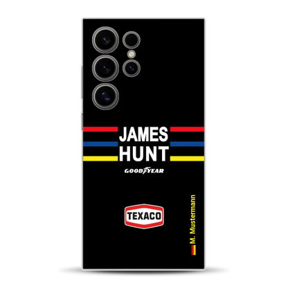 James Hunt Helm Livery - Individuelle Handyhülle für Samsung