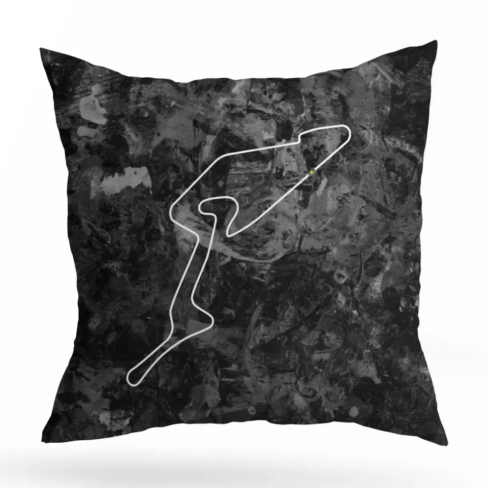 Racetrack #1 - Custom Cushion