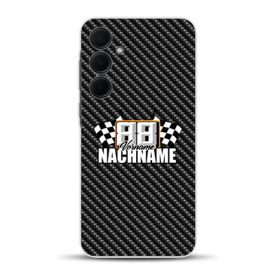 Stile carbonio #1 - Custodia per cellulare personalizzata per Samsung