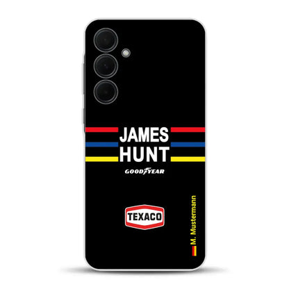 James Hunt Helm Livery - Individuelle Handyhülle für Samsung