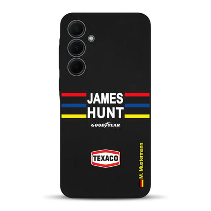 James Hunt Helm Livery - Individuelle Handyhülle für Samsung