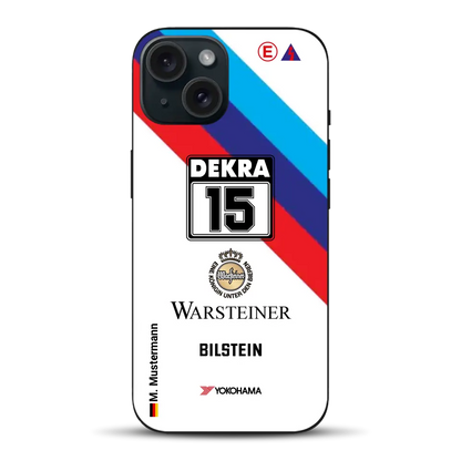 M3 E30 #15 DTM Champion 1989 Livery - Custodia per cellulare personalizzata per iPhone