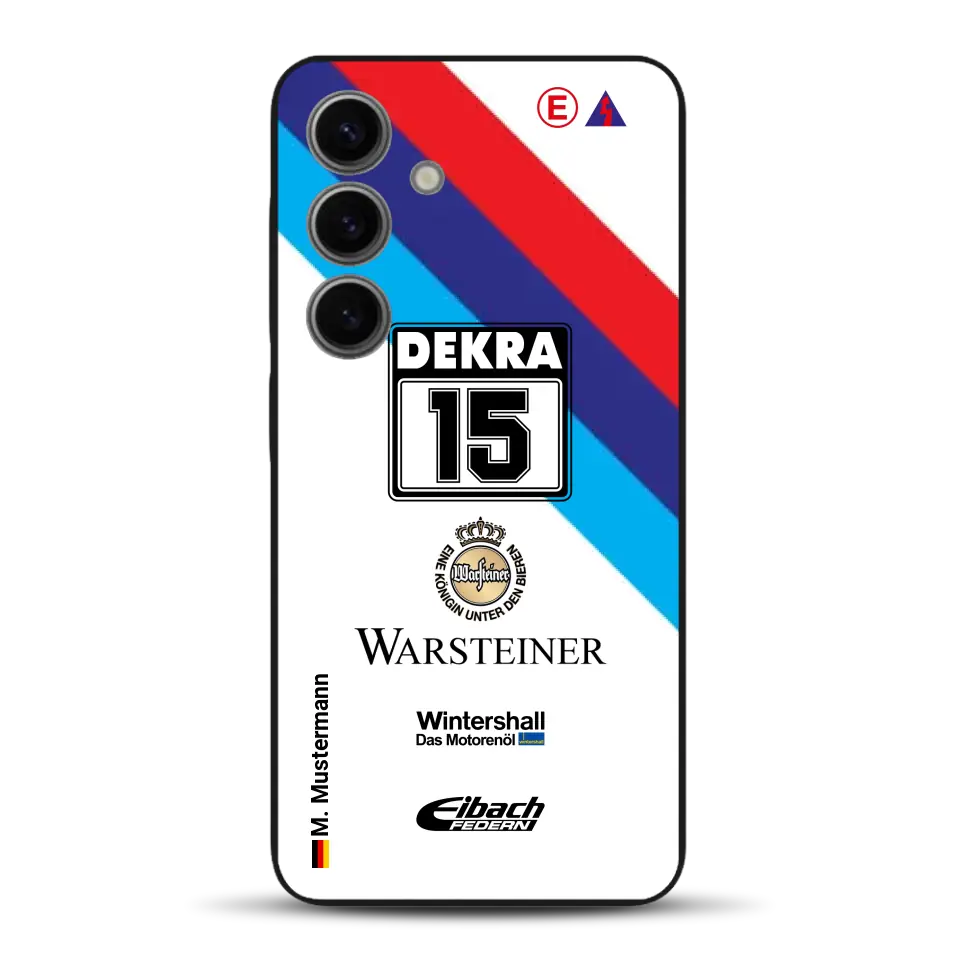 M3 E30 #15 DTM Champion 1989 Livery - Custodia per cellulare personalizzata per Samsung