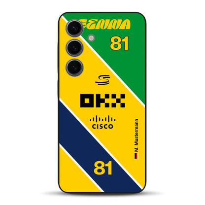 McL F1 Senna Monaco 2024 Livery - Individuelle Handyhülle für Samsung