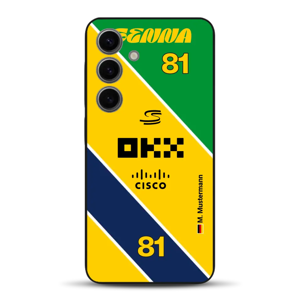 McL F1 Senna Monaco 2024 Livery - Individuelle Handyhülle für Samsung