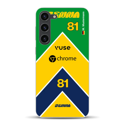 McL F1 Senna Monaco 2024 Livery - Individuelle Handyhülle für Samsung