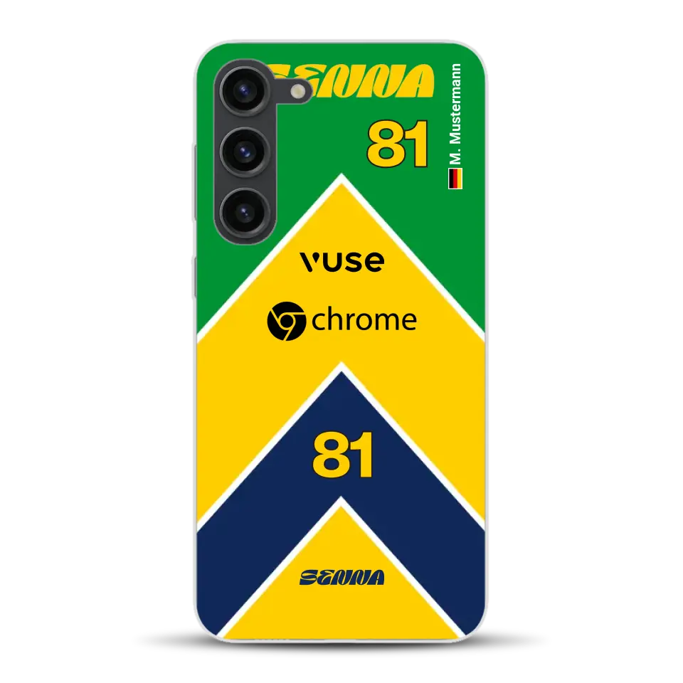 McL F1 Senna Monaco 2024 Livery - Individuelle Handyhülle für Samsung