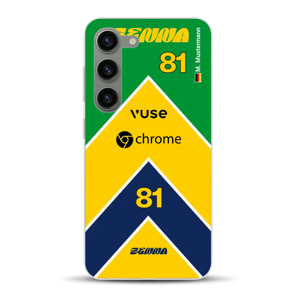 McL F1 Senna Monaco 2024 Livery - Individuelle Handyhülle für Samsung