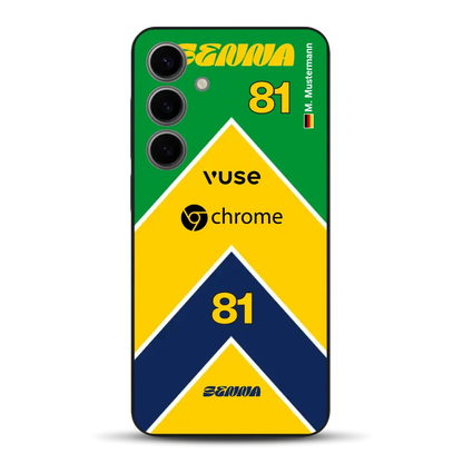 McL F1 Senna Monaco 2024 Livery - Individuelle Handyhülle für Samsung