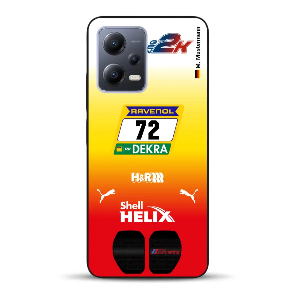 RMG M4 GT3 #72 24h Nürburgring 2024 Livery - Custodia per cellulare personalizzata per Xiaomi