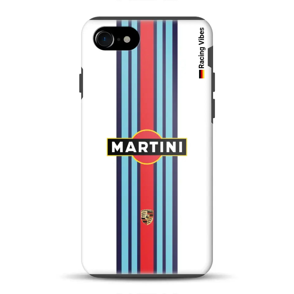 Martini Porsche Livery #1 - Customized premium case for iPhone