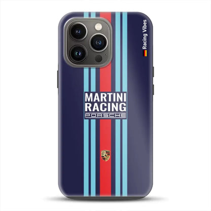 Martini Porsche Livery #2 – Custodia premium personalizzata per iPhone