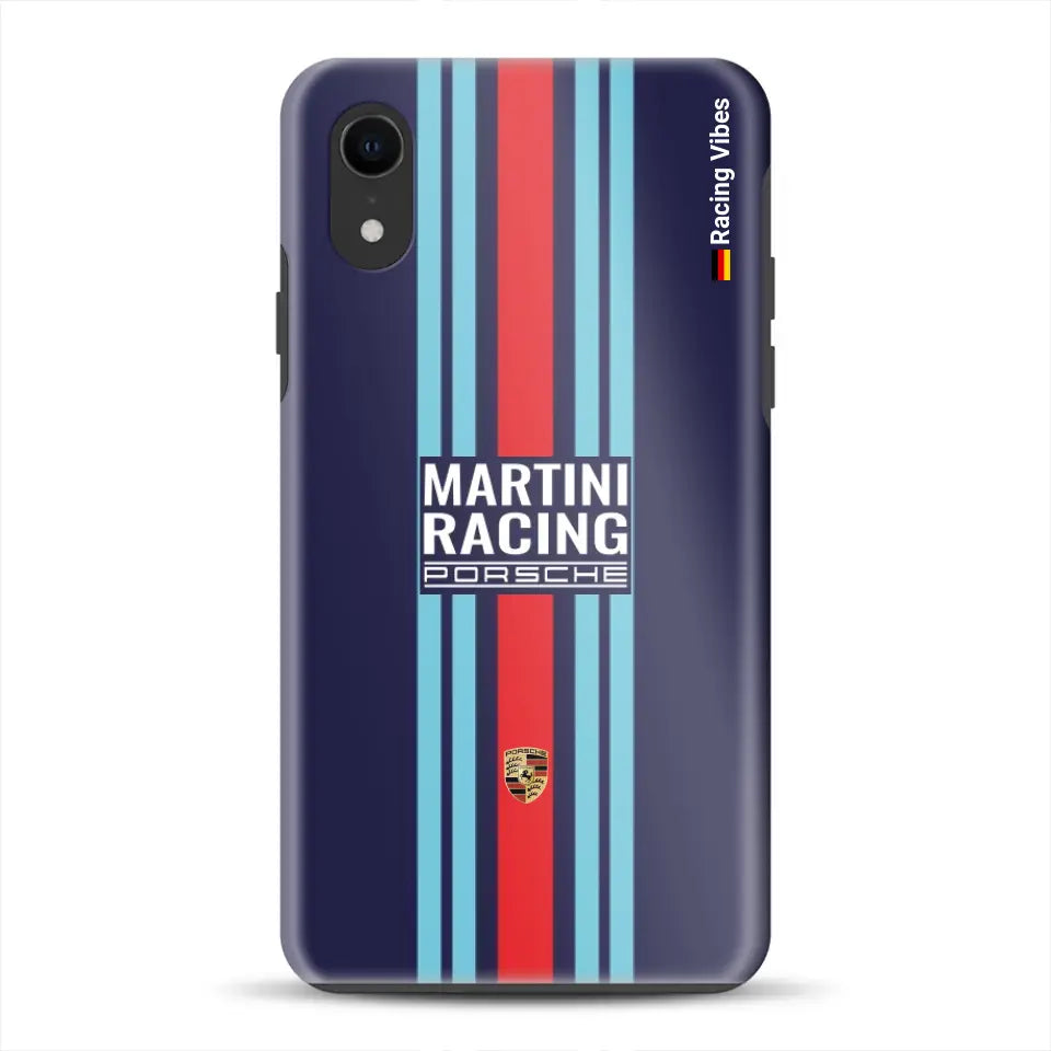 Martini Porsche Livery #2 – Custodia premium personalizzata per iPhone