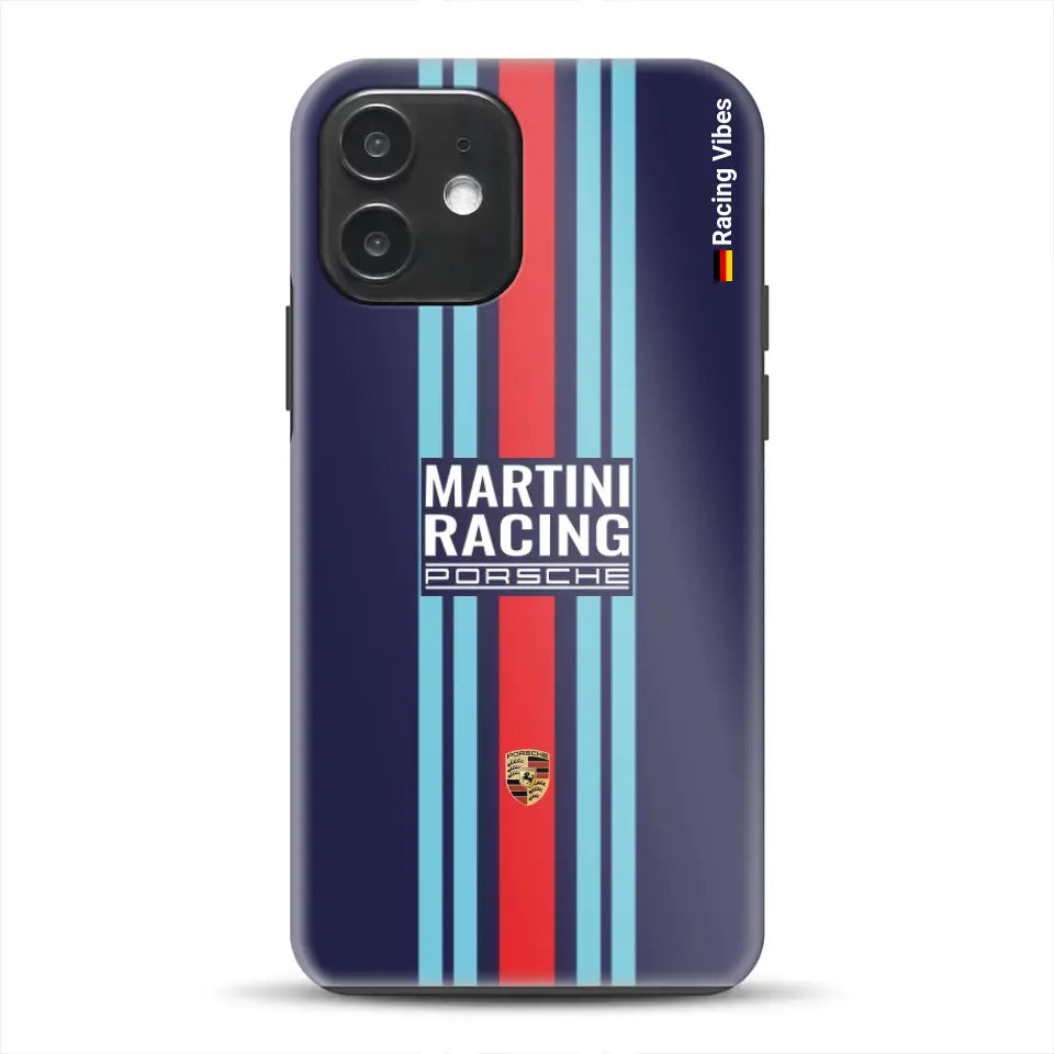 Martini Porsche Livery #2 – Custodia premium personalizzata per iPhone