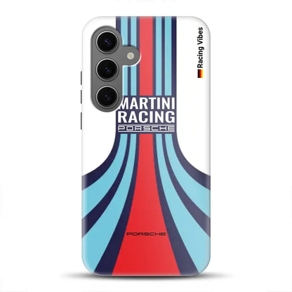 Martini Porsche Livery #1 – Custodia premium personalizzata per Samsung