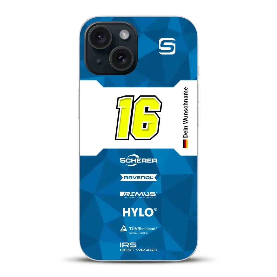 Scherer Sport PHX #16 Sieger 24h Nürburgring 2024 Livery - Custodia per cellulare personalizzata per iPhone