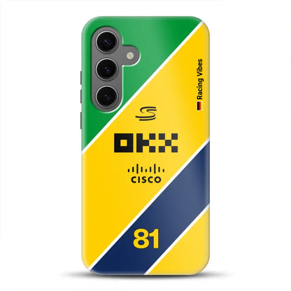 McL F1 Senna Monaco 2024 Livery – Custodia premium personalizzata per Samsung