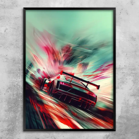 R8 GT3 Artwork #2 - Individuelles Wandbild