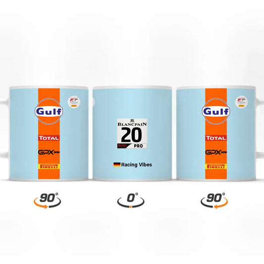 Gulf Porsche GT Livery - Individuelle Tasse