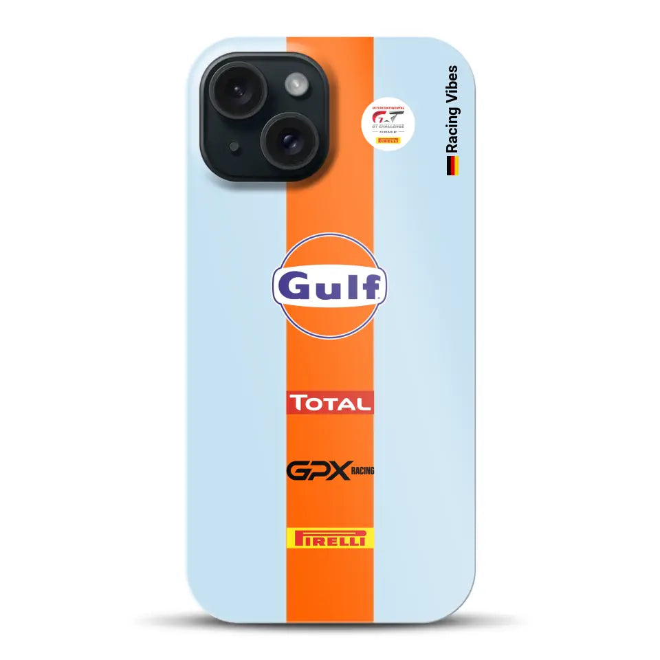 Gulf Porsche GT Livery - Customized Hardcase for iPhone